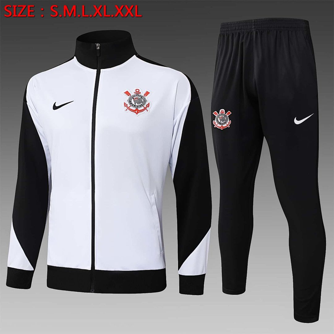 25-26 Corinthians Training Kits Jacket Tracksuits Cheap Football Jersey Wholesale Yupoo 19