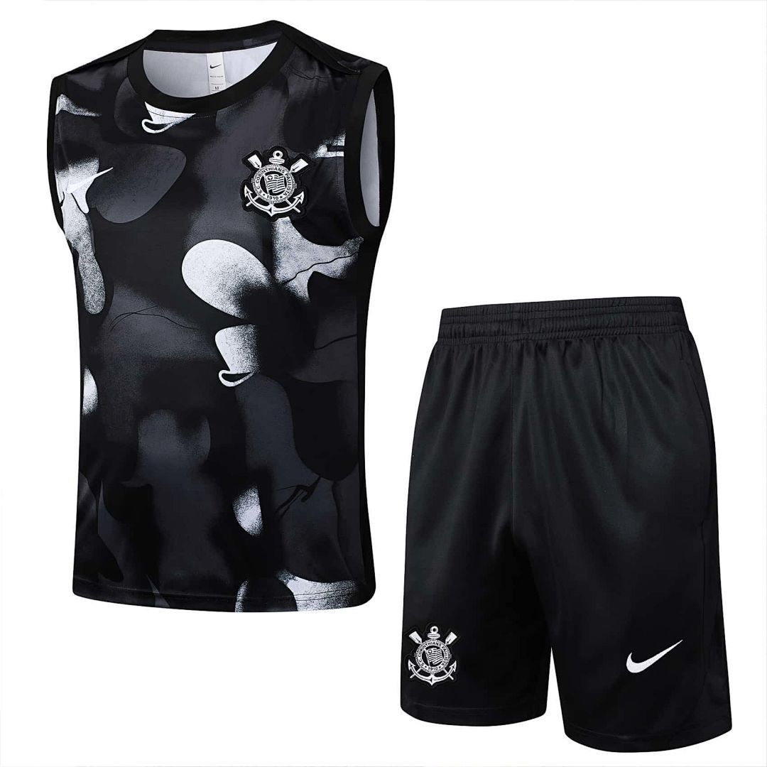 25-26 Corinthians Sleeveless Training Kits Tracksuits Cheap Football Jersey Wholesale Yupoo