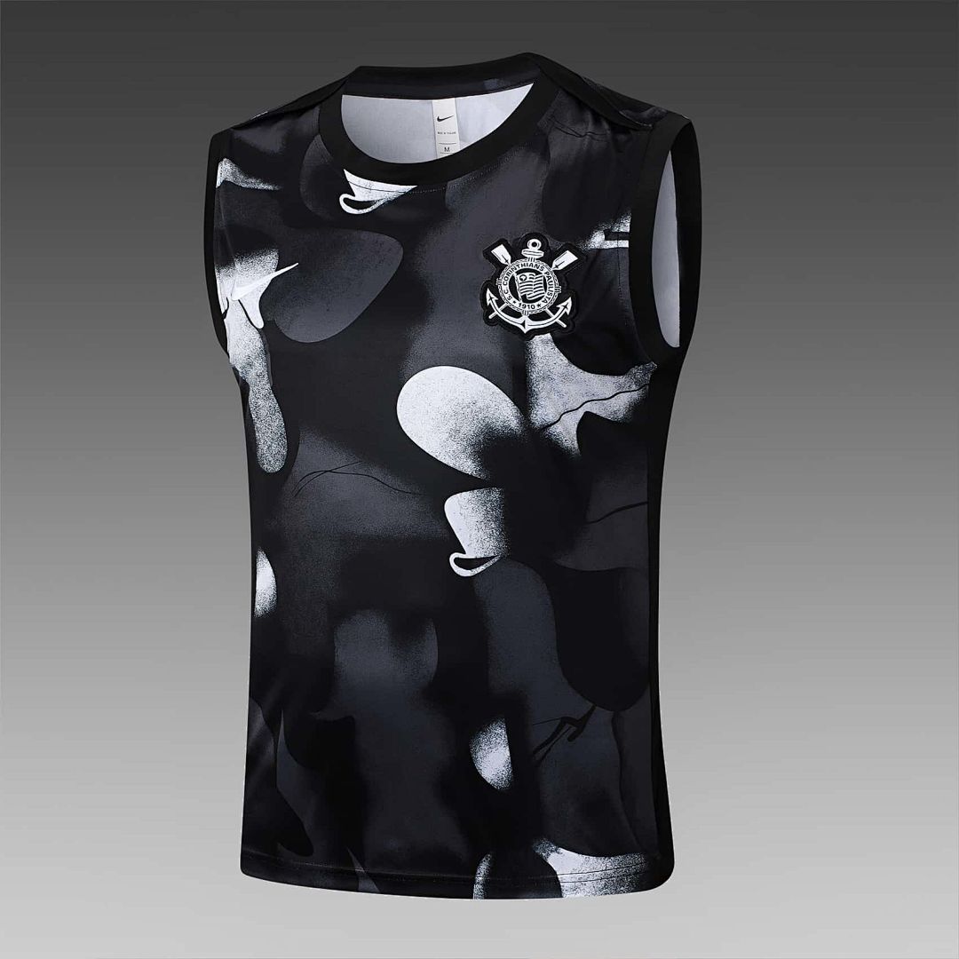 25-26 Corinthians Sleeveless Training Kits Tracksuits Cheap Football Jersey Wholesale Yupoo 19