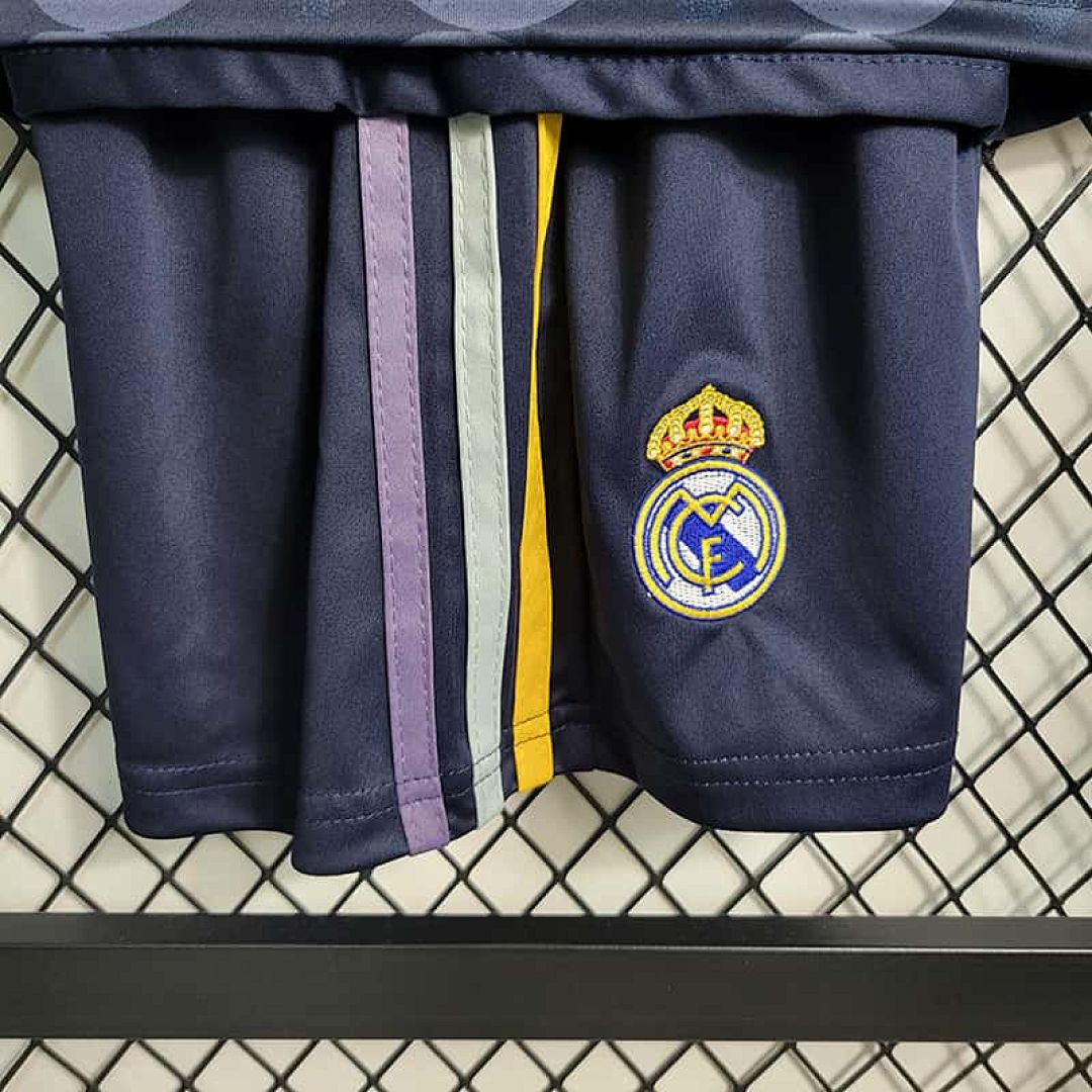 23-24 KIDS Real Madrid away size 16-28 Soccer Jersey 5