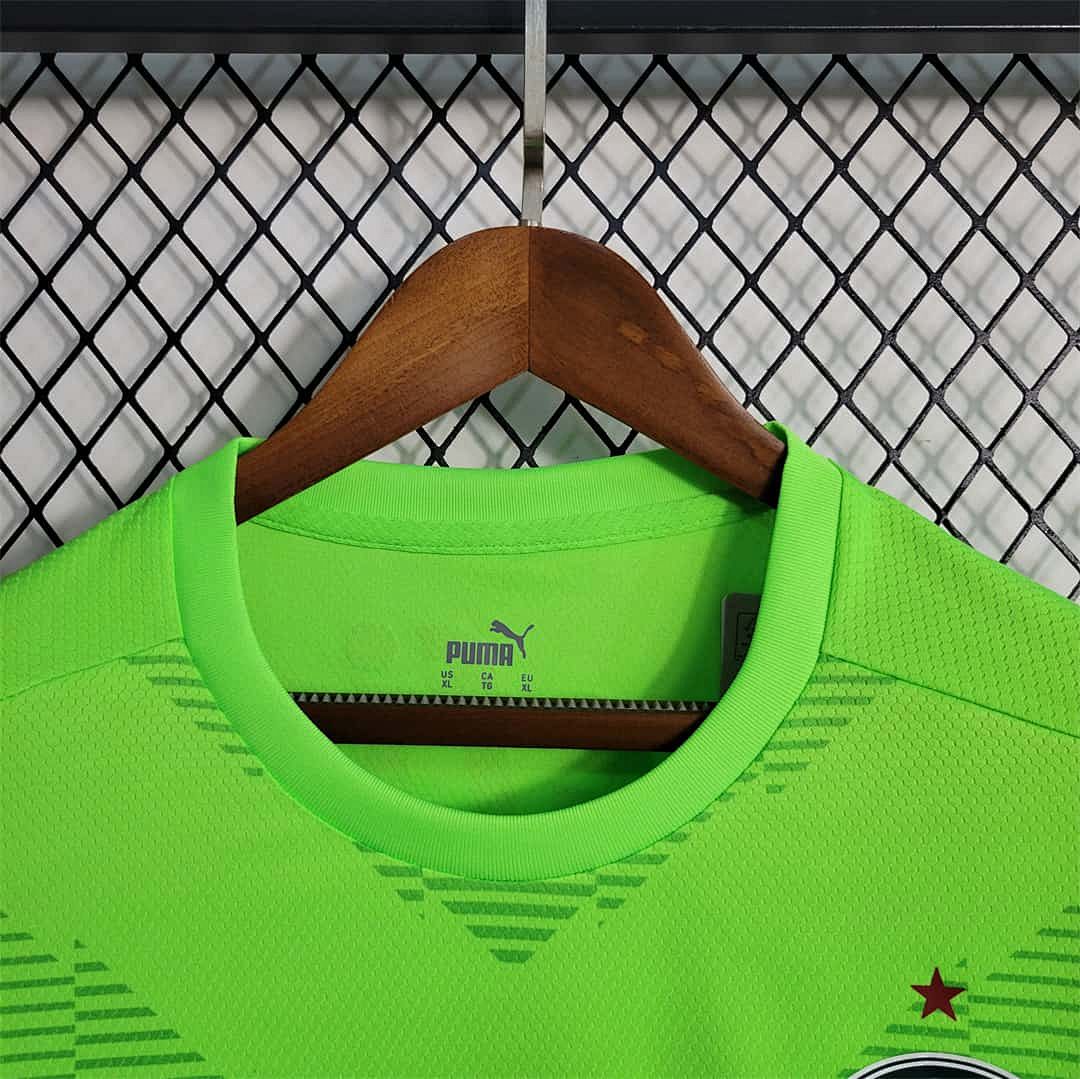 23-24 Palmeiras fluorescent green goalkeeper 6