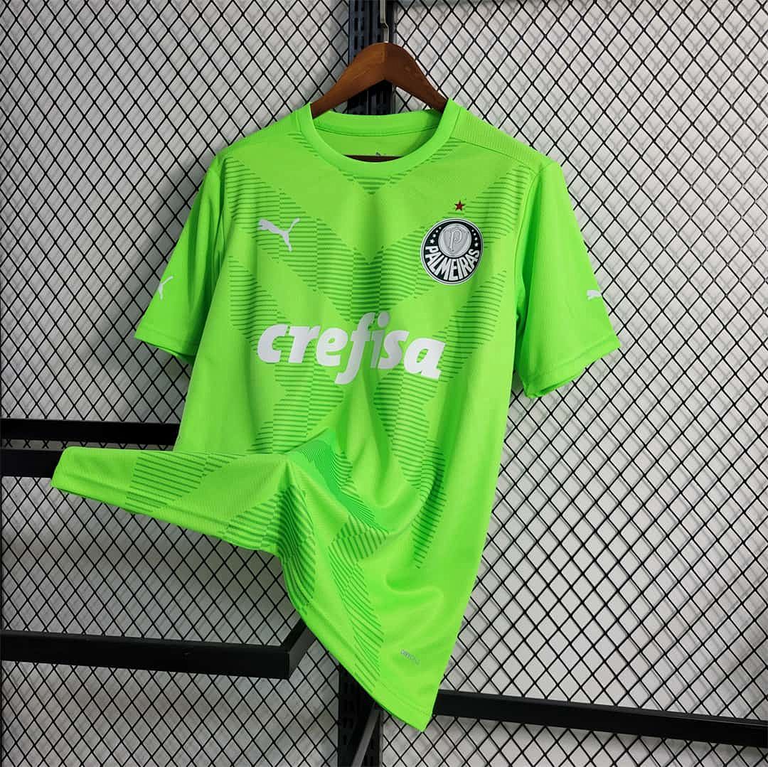 23-24 Palmeiras fluorescent green goalkeeper 7