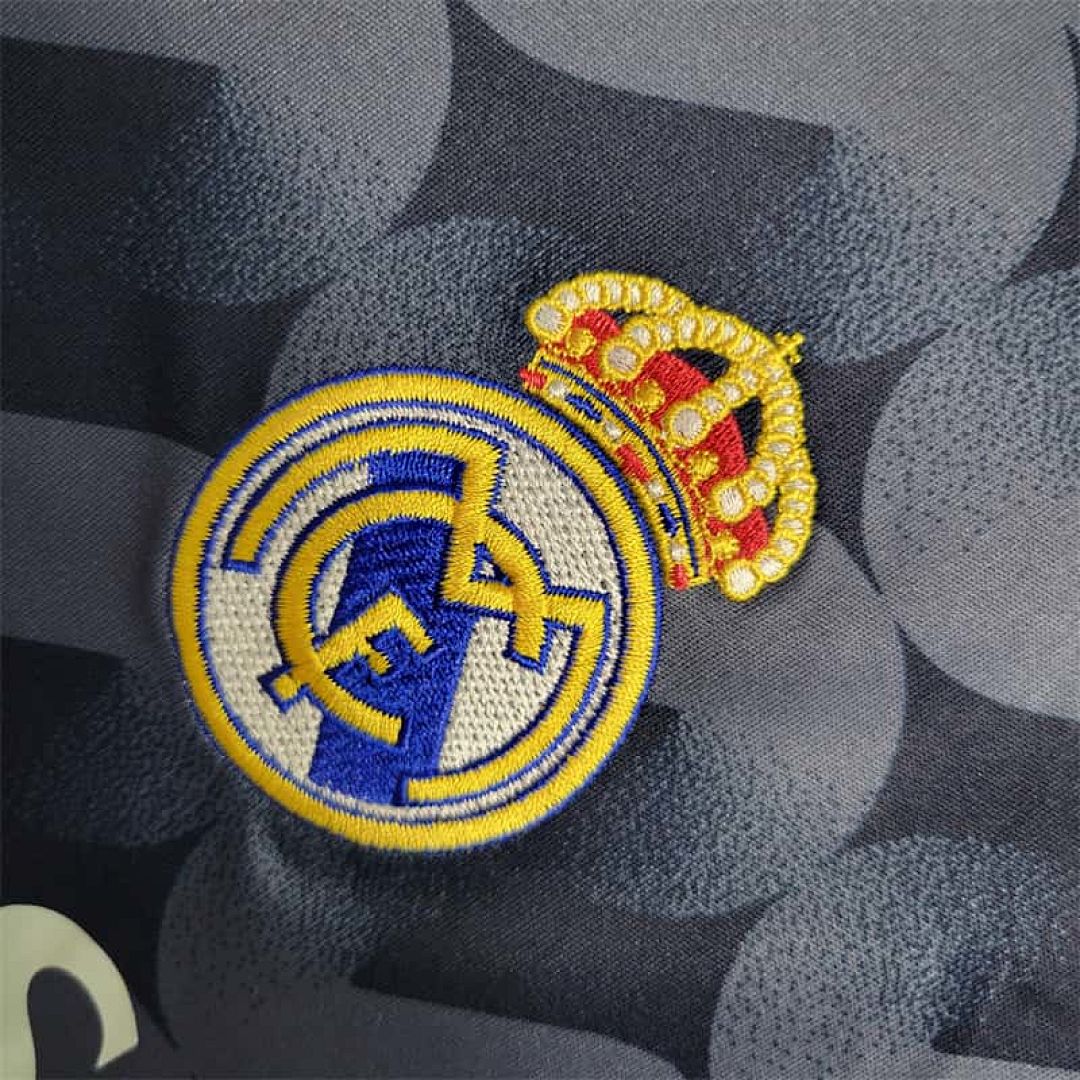 23-24 Real Madrid away long sleeved size S-3XL Soccer Jersey 2