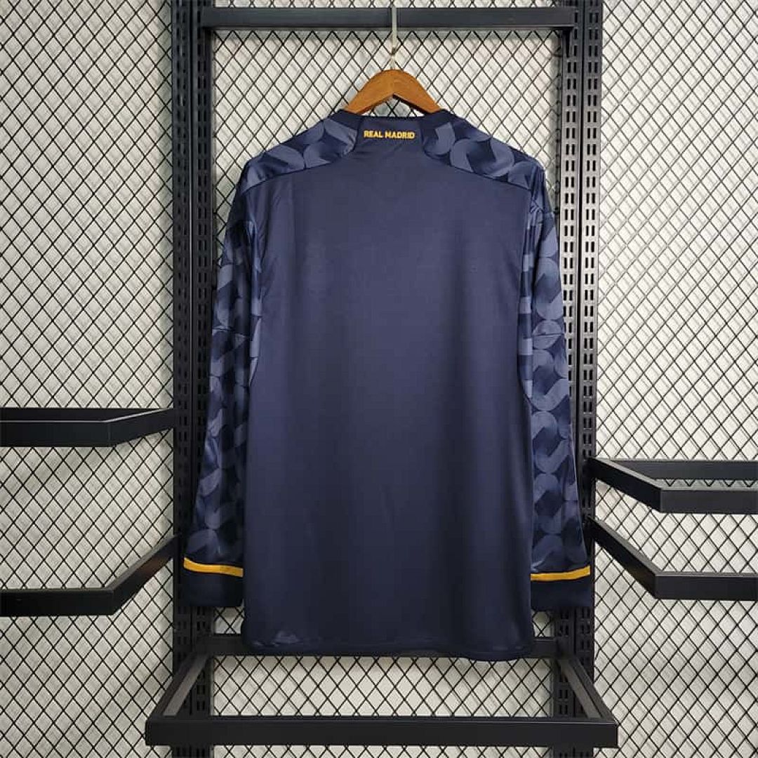 23-24 Real Madrid away long sleeved size S-3XL Soccer Jersey 8