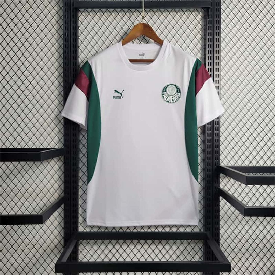 23-24 Palmeiras Training Suit White Size S-XXL