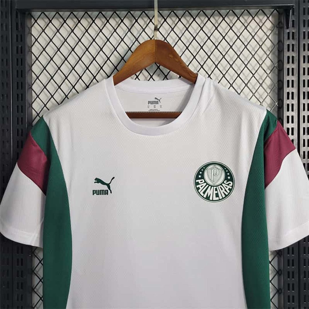 23-24 Palmeiras Training Suit White Size S-XXL 6