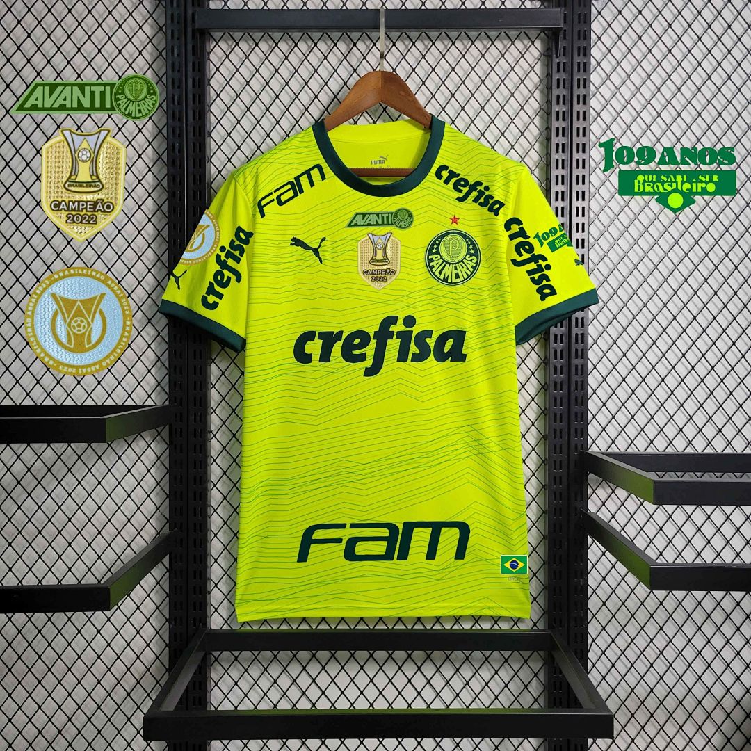 23-24 All Sponsor Palmeiras Second Away football t-shirt 6