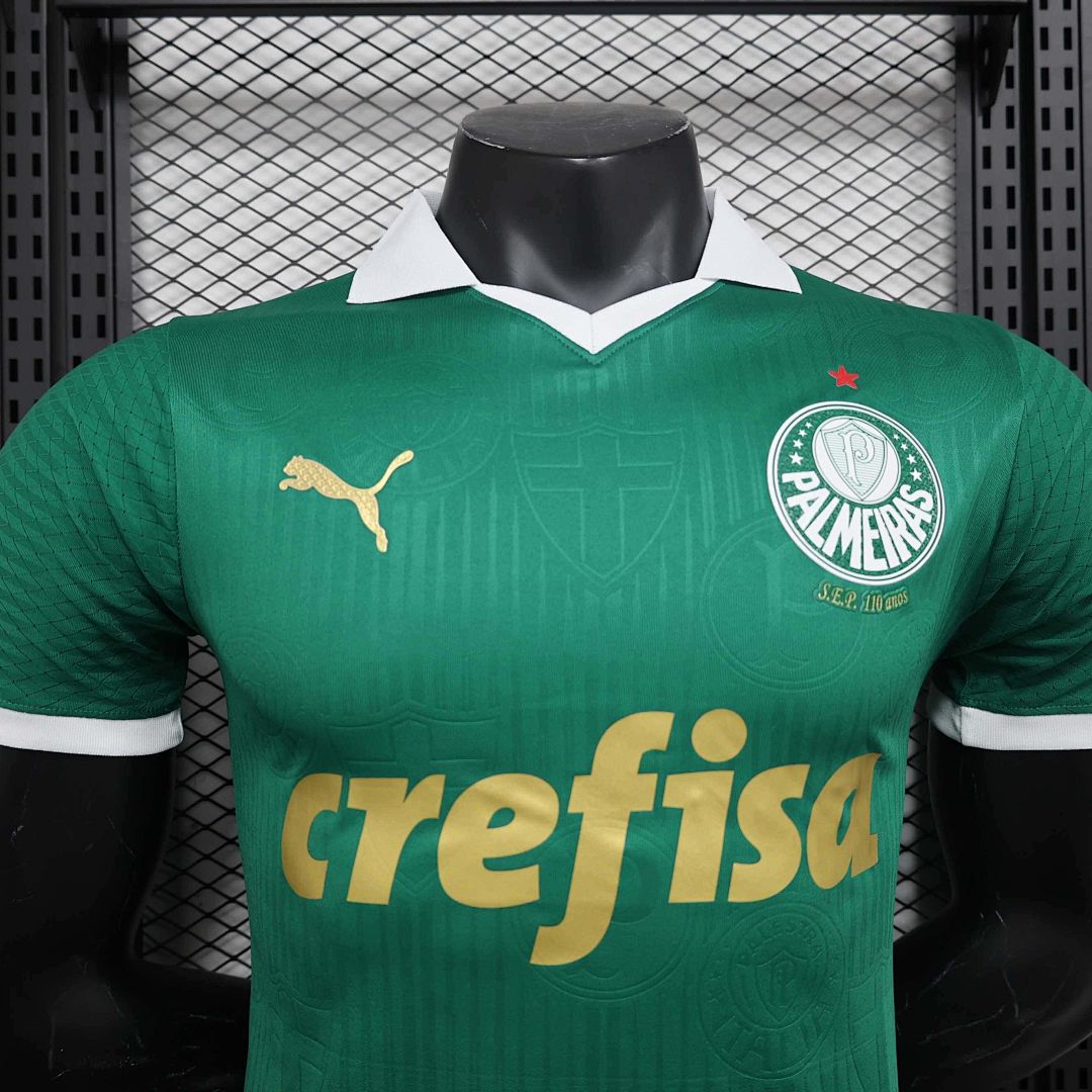 24-25 Palmeiras Home Kit Player Version Shirt 4