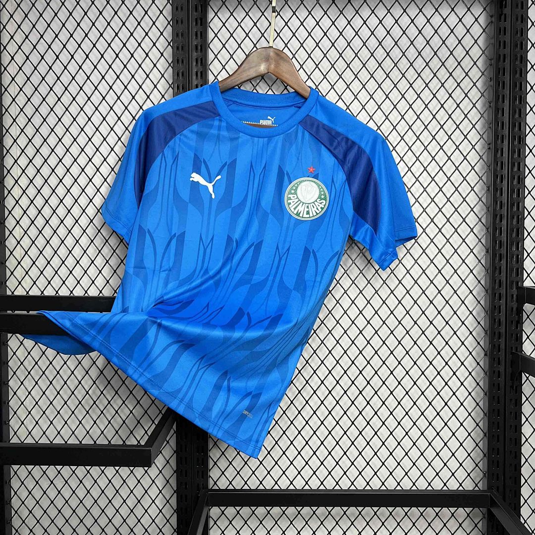 24-25 Palmeiras Training Blue Kit Soccer Unifrom 2