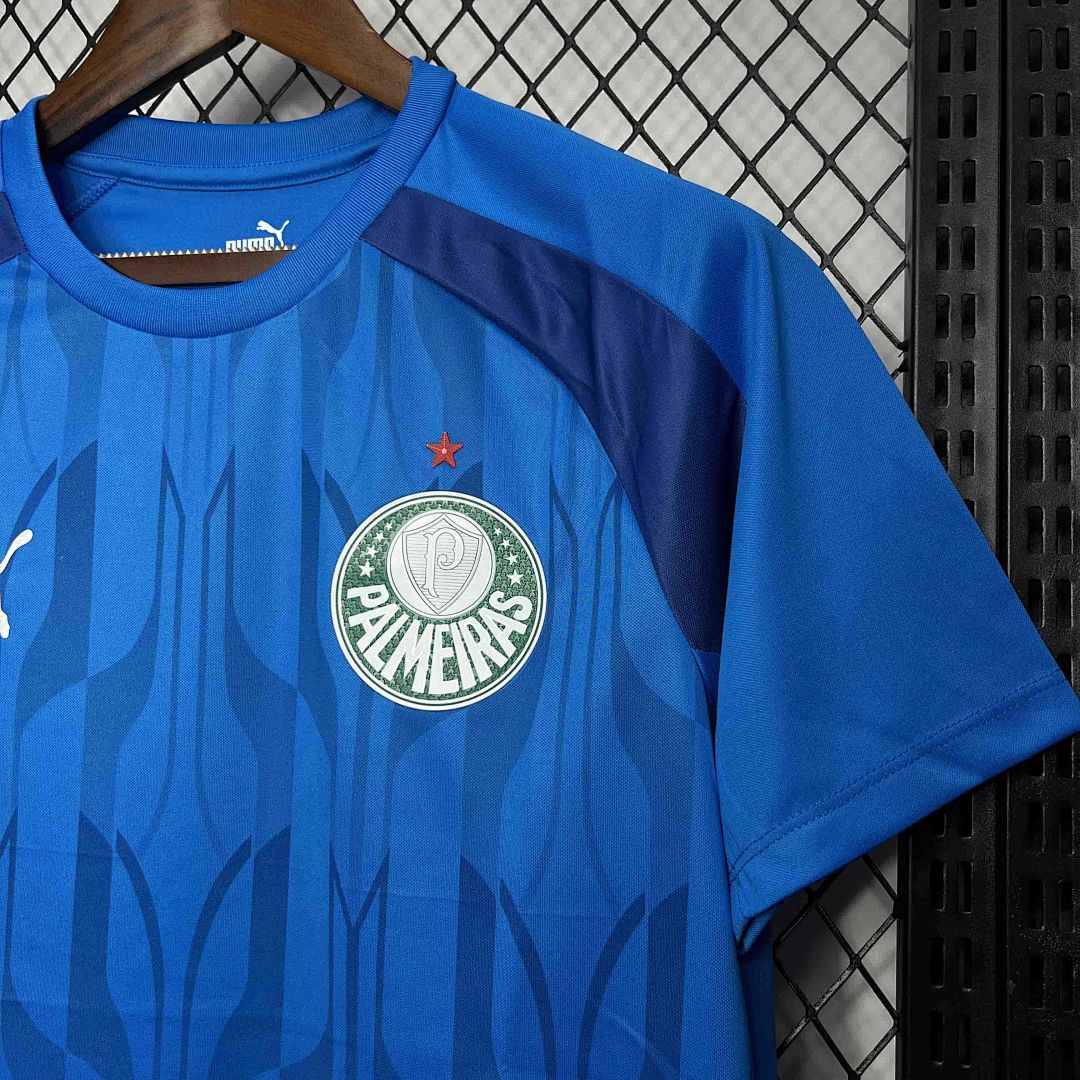 24-25 Palmeiras Training Blue Kit Soccer Unifrom 3