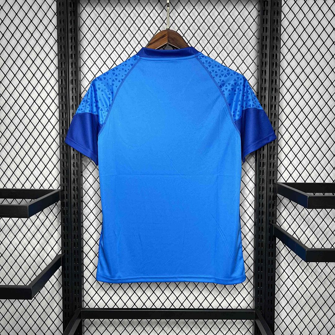 24-25 Palmeiras Goalkeeper Blue Kit Football Uniform 2