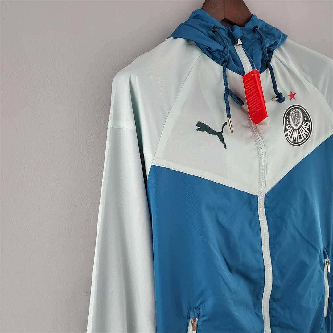 2022 Palmeiras blue Windbreaker 5