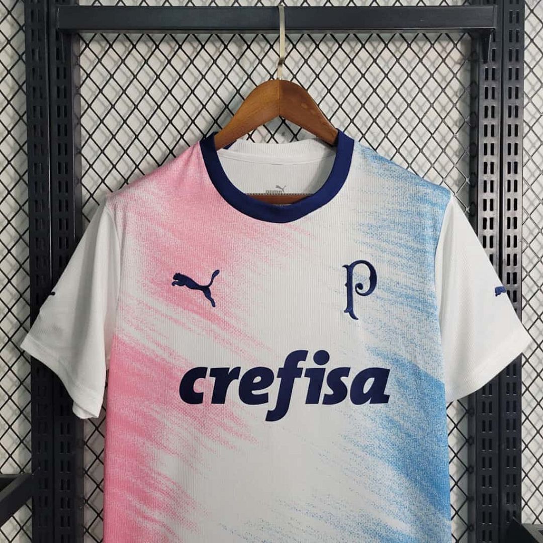 23-24 Palmeiras Special Edition White&amp;amp;Pink S-4XL Cheap Soccer Jerseys 4