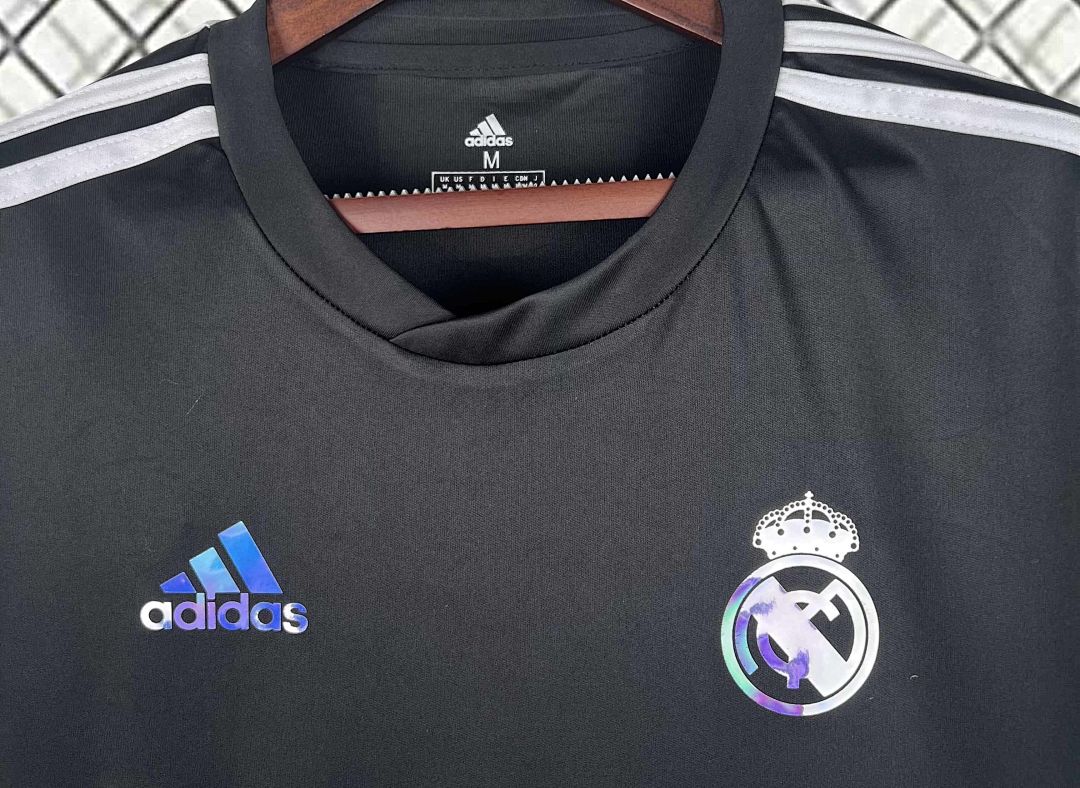 23-24 Real Madrid Special Edition Kit Black Bling Shirt 3