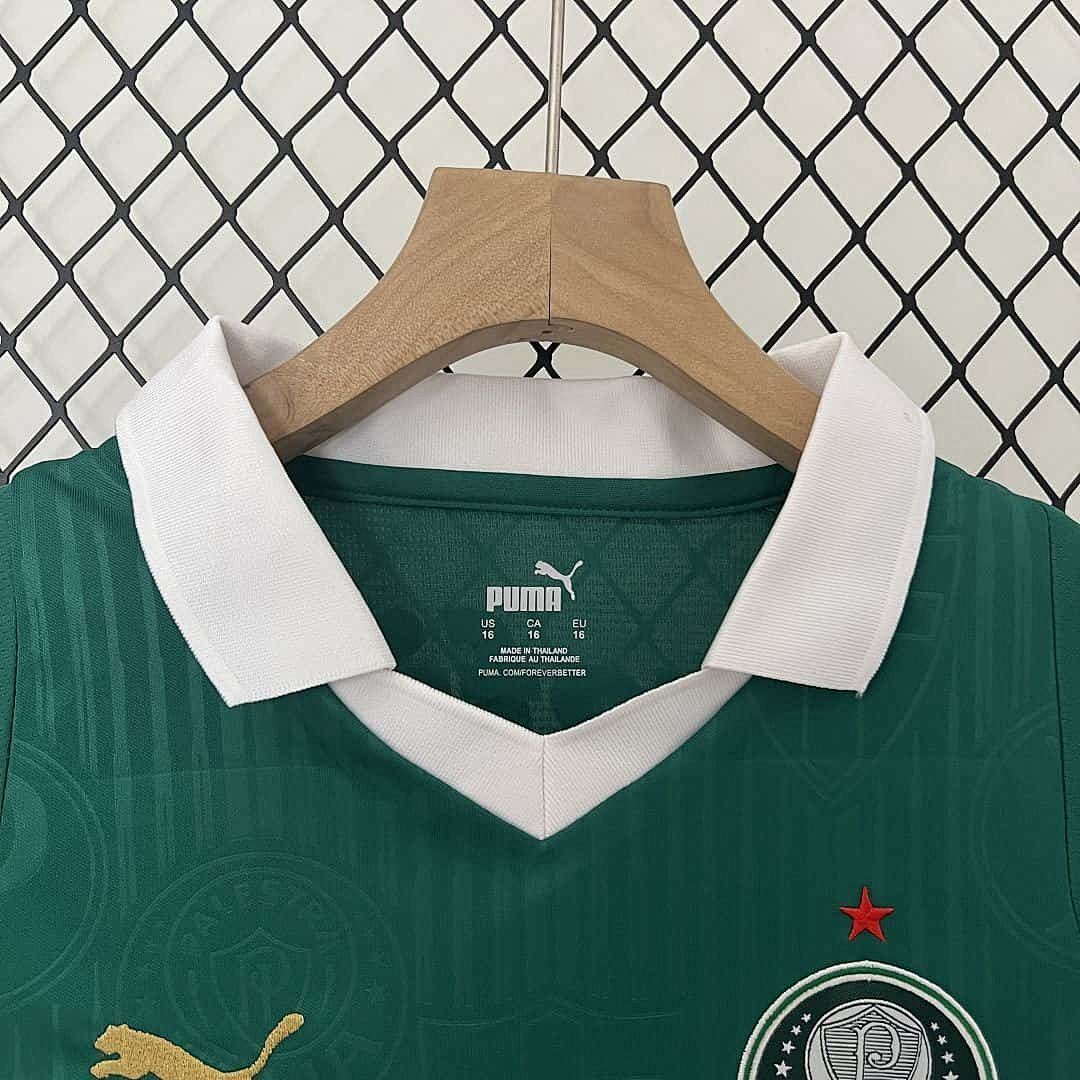 24-25 Palmeiras Home Kid Kits Children Sets 9