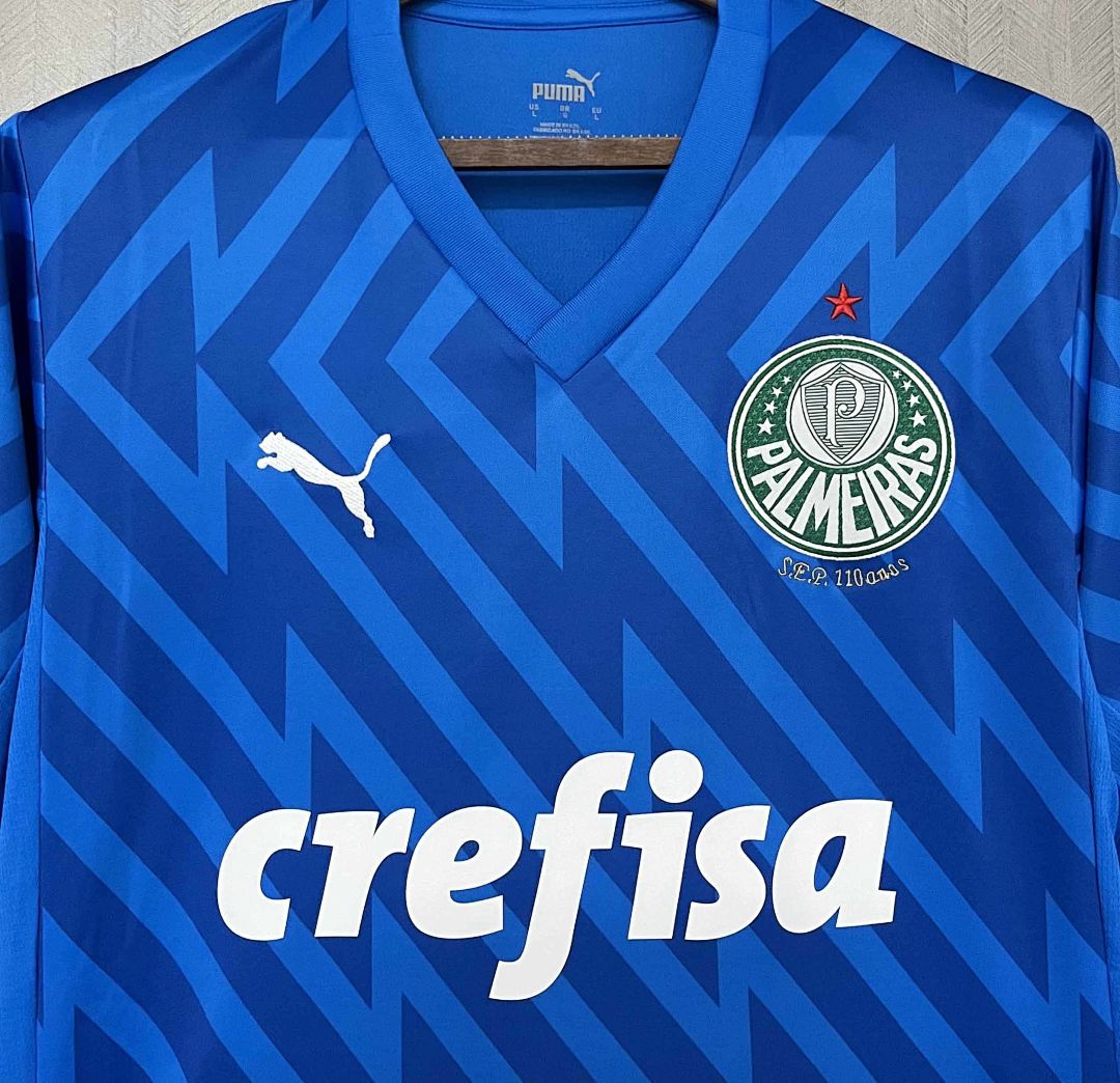 24-25 Palmeiras Goalkeeper Blue Kit Football Replicas Yupoo 4