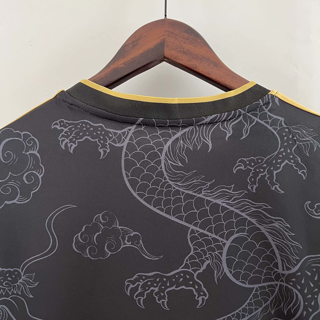 23-24 Real Madrid Special Edition Kit Black Dragon Shirt 2