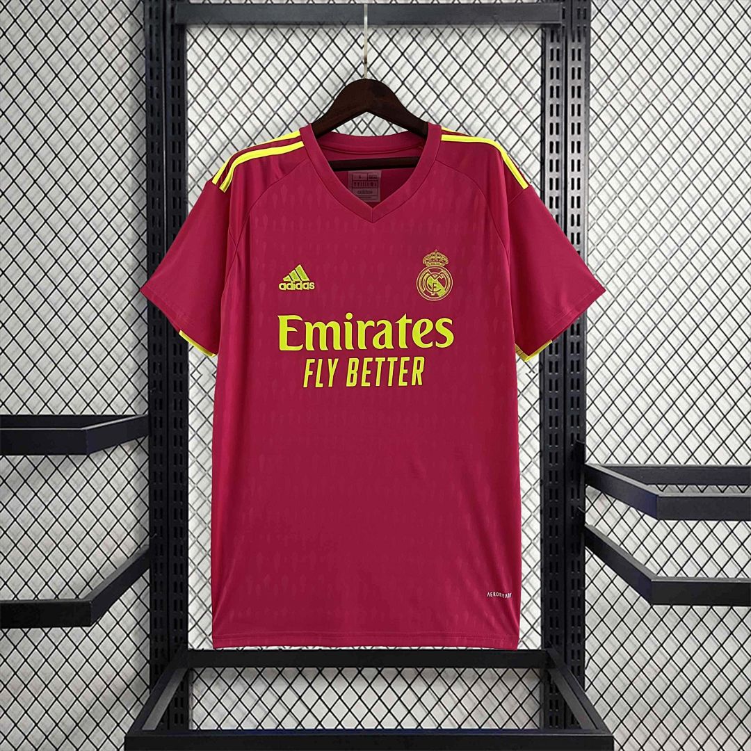 23-24 Real Madrid Goalkeeper Shirt Red Kit