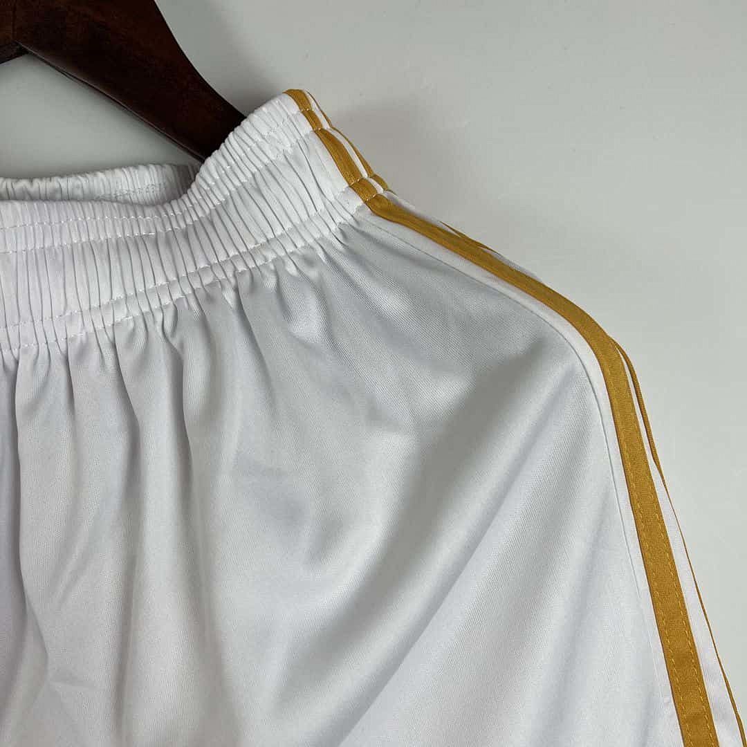 23-24 Real Madrid Home Shorts White Pants 6