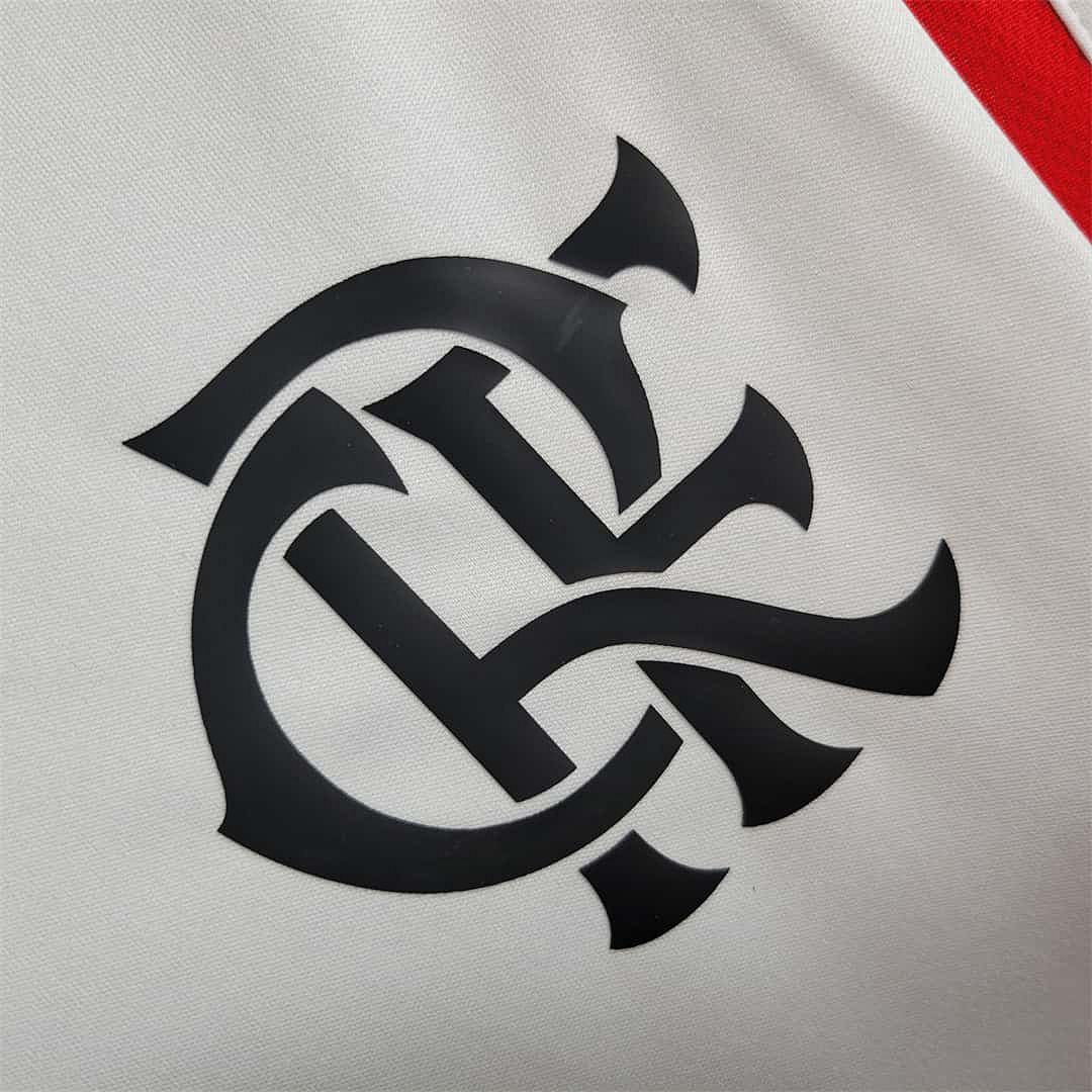 23-24 Flamengo Training Suit White Tank Top 3