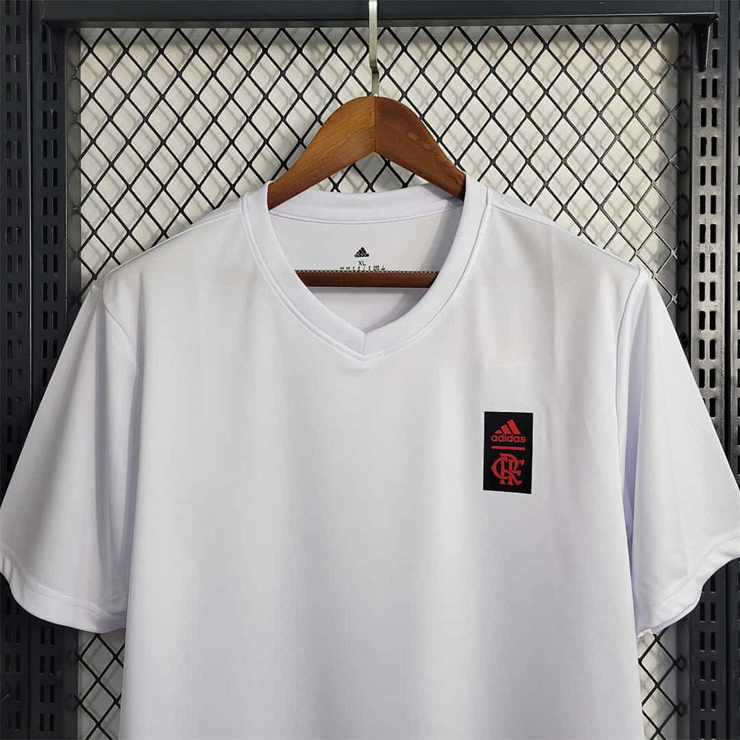 23-24 Flamengo white casual T 2