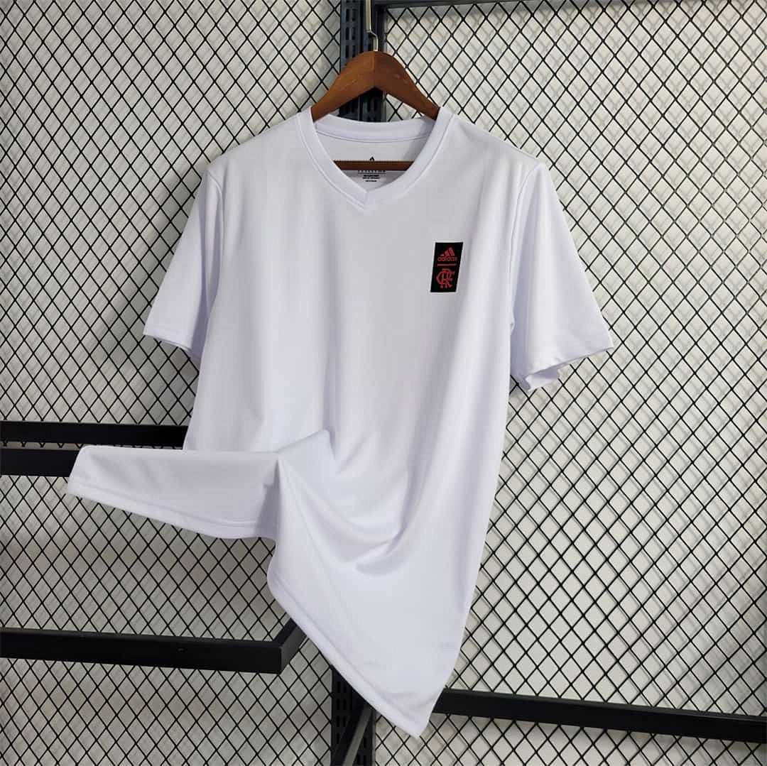 23-24 Flamengo white casual T 4