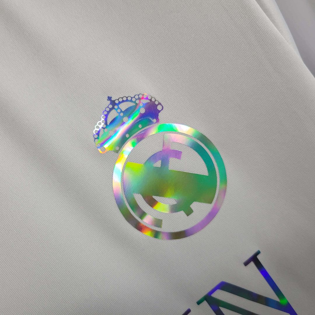 23-24 Real Madrid Special Editon Kit White Bling Shirt 4