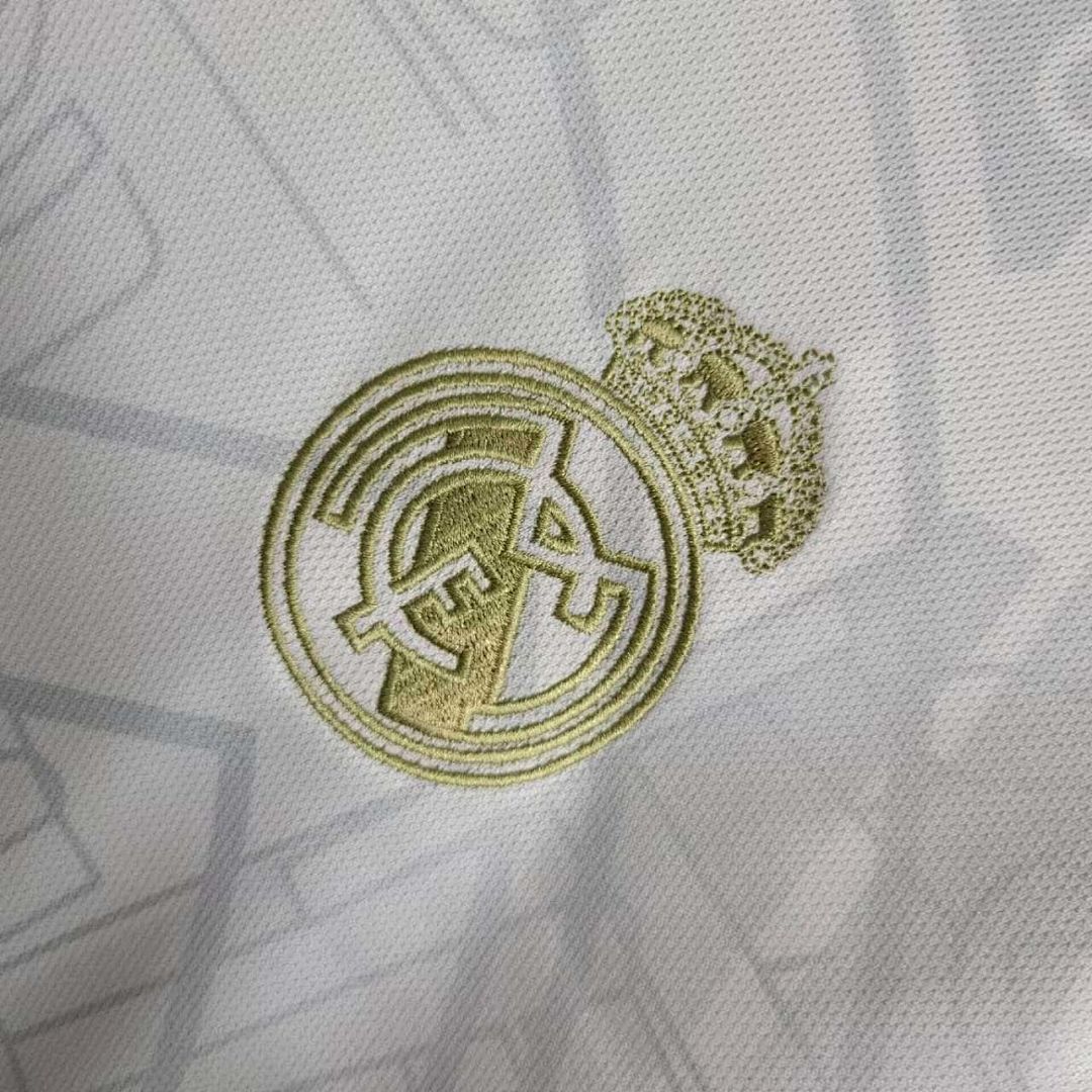 23-24 Real Madrid Special Editon Kit Golden Dragon Shirt 3