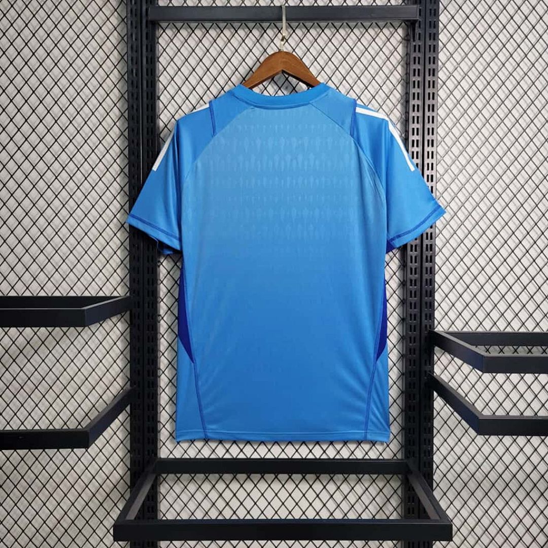 23-24 Flamengo Goalkeeper Blue S-4XL Cheap Soccer Jerseys 3