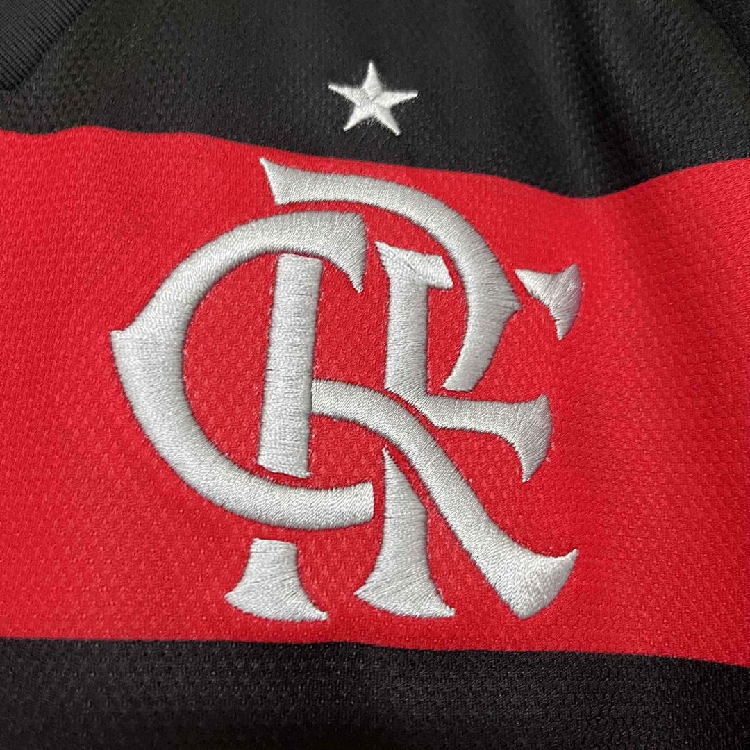 24-25 Flamengo Home Shirt With All Sponsor 4