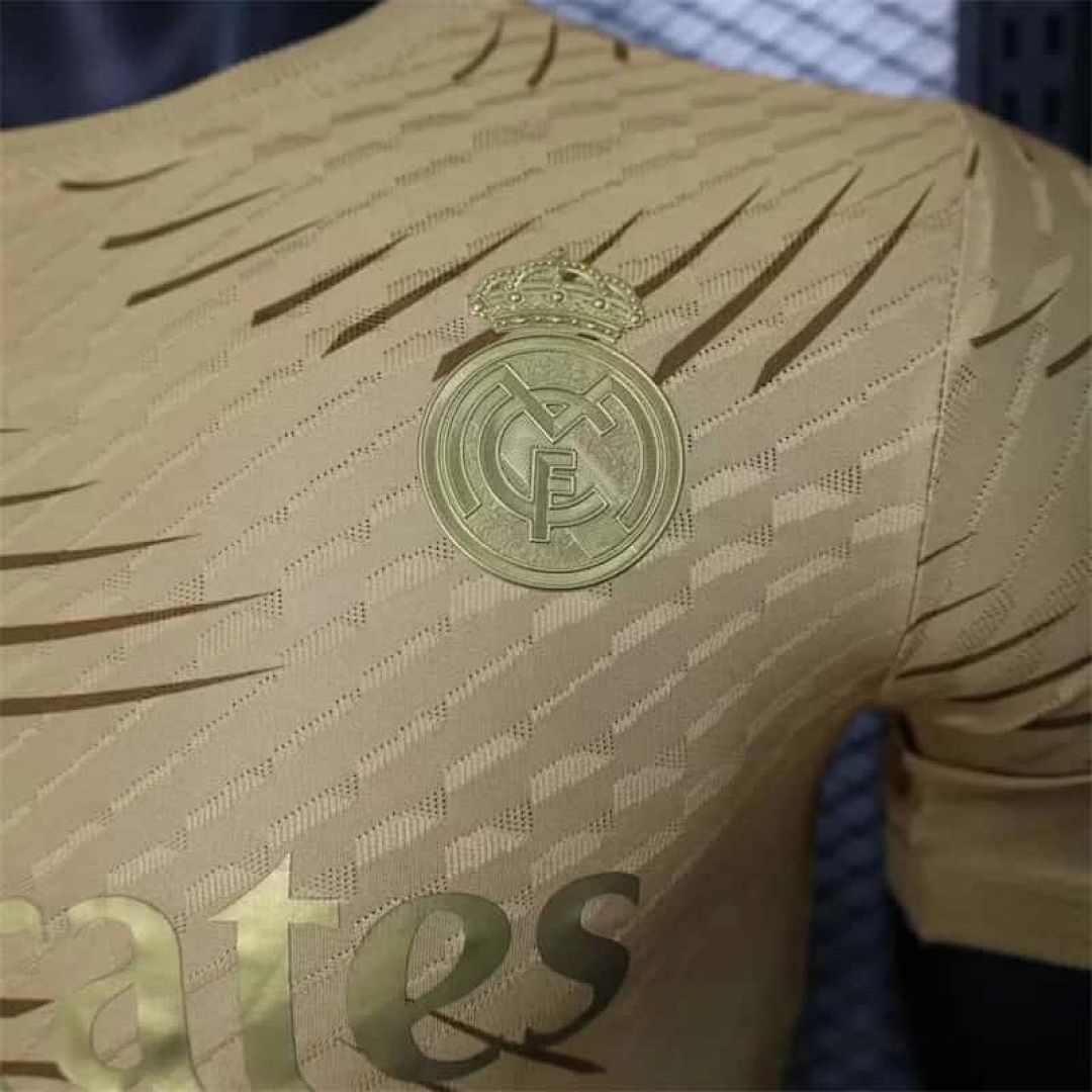 23-24 Real Madrid Special Edition Kit Golden Player Version Shirt 4