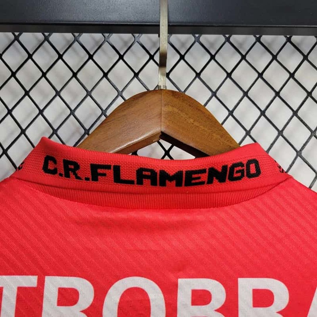 94-95 Flamengo Home Retro Kit Long Sleeve Vintage Shirt 5