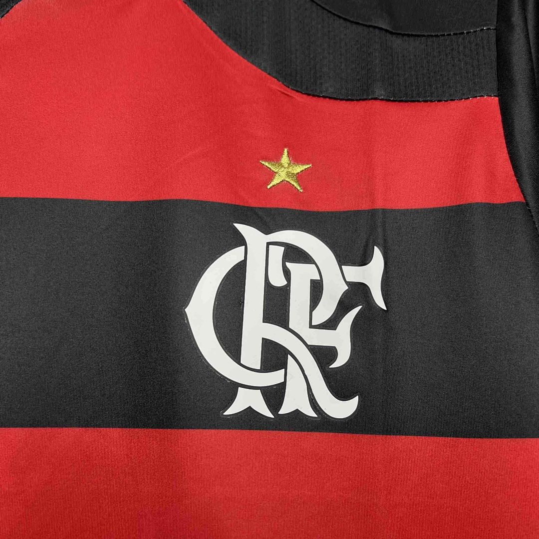 09-10 Flamengo Home Retro Kit Vintage Shirt 4