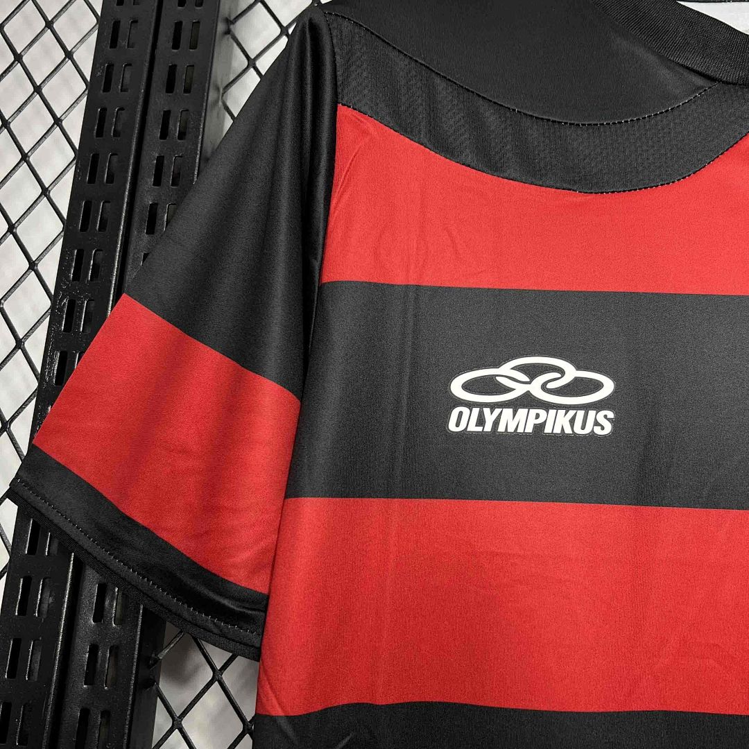 09-10 Flamengo Home Retro Kit Vintage Shirt 7