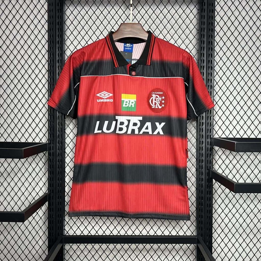 97-98 Flamengo Home Retro Kit Vintage Shirt