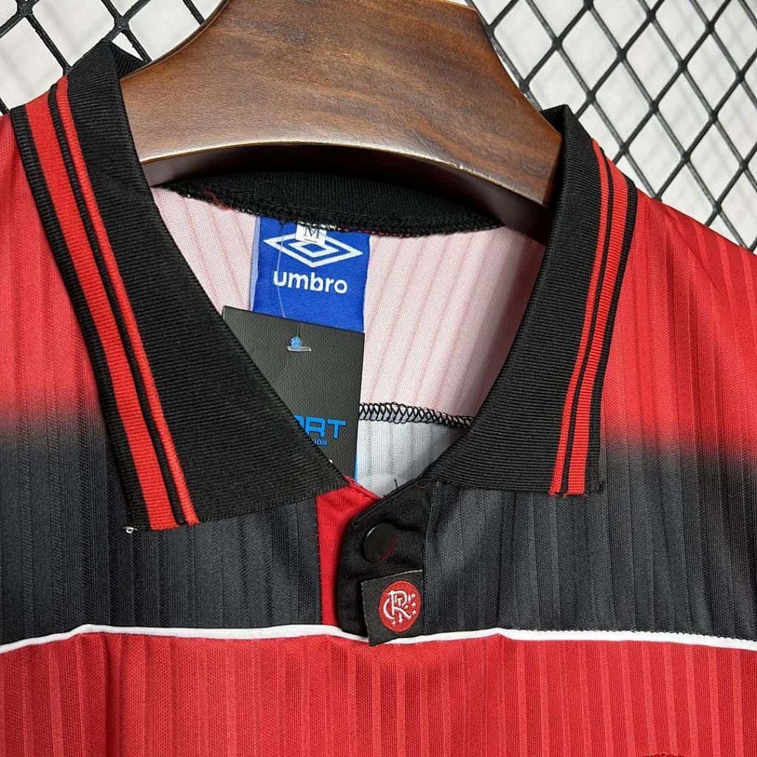 97-98 Flamengo Home Retro Kit Vintage Shirt 4