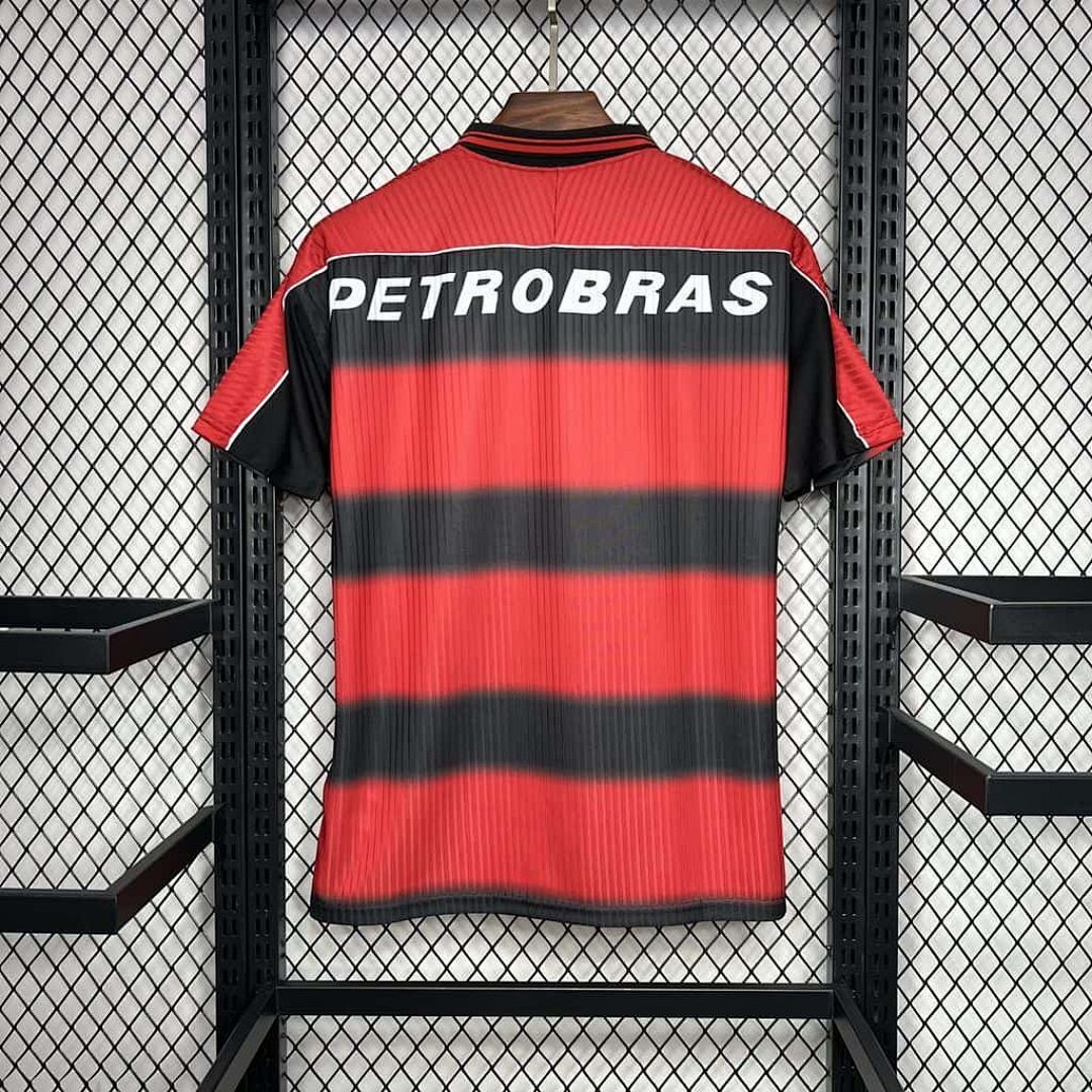97-98 Flamengo Home Retro Kit Vintage Shirt 5