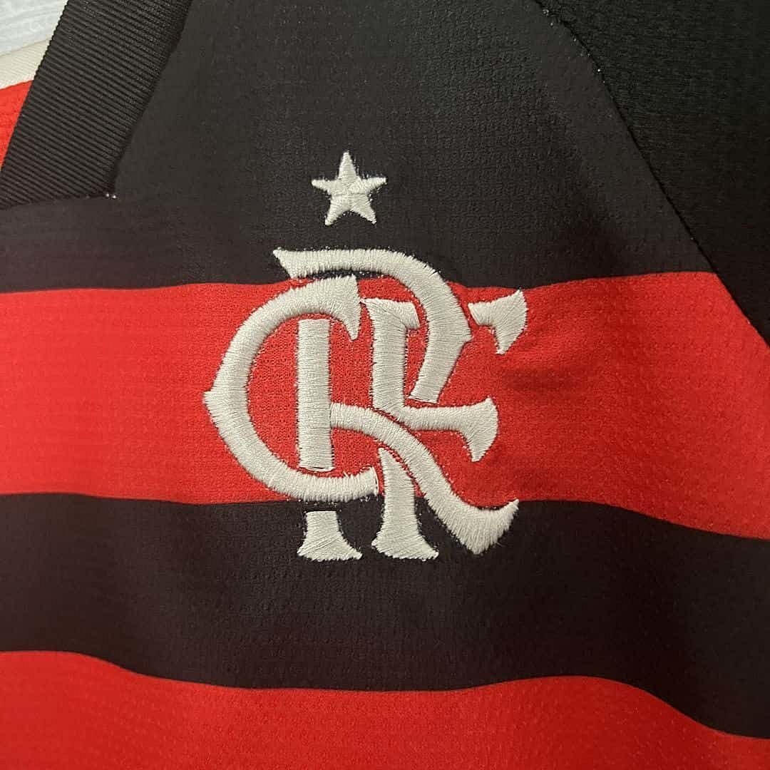 24-25 Flamengo Home Kid Kits Children Sets 6