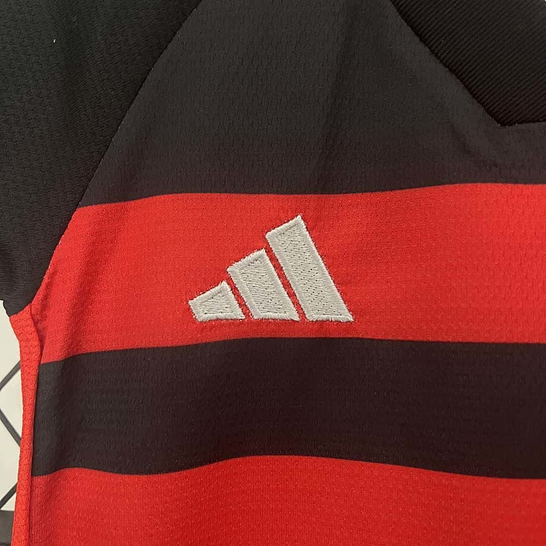 24-25 Flamengo Home Kid Kits Children Sets 7