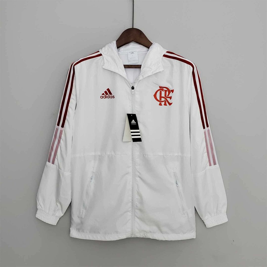 22-23 Flamengo white windbreaker