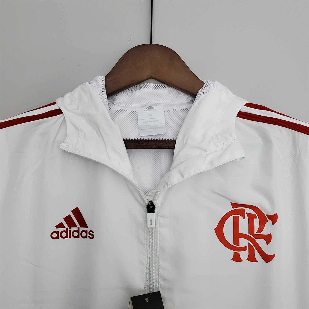 22-23 Flamengo white windbreaker 2