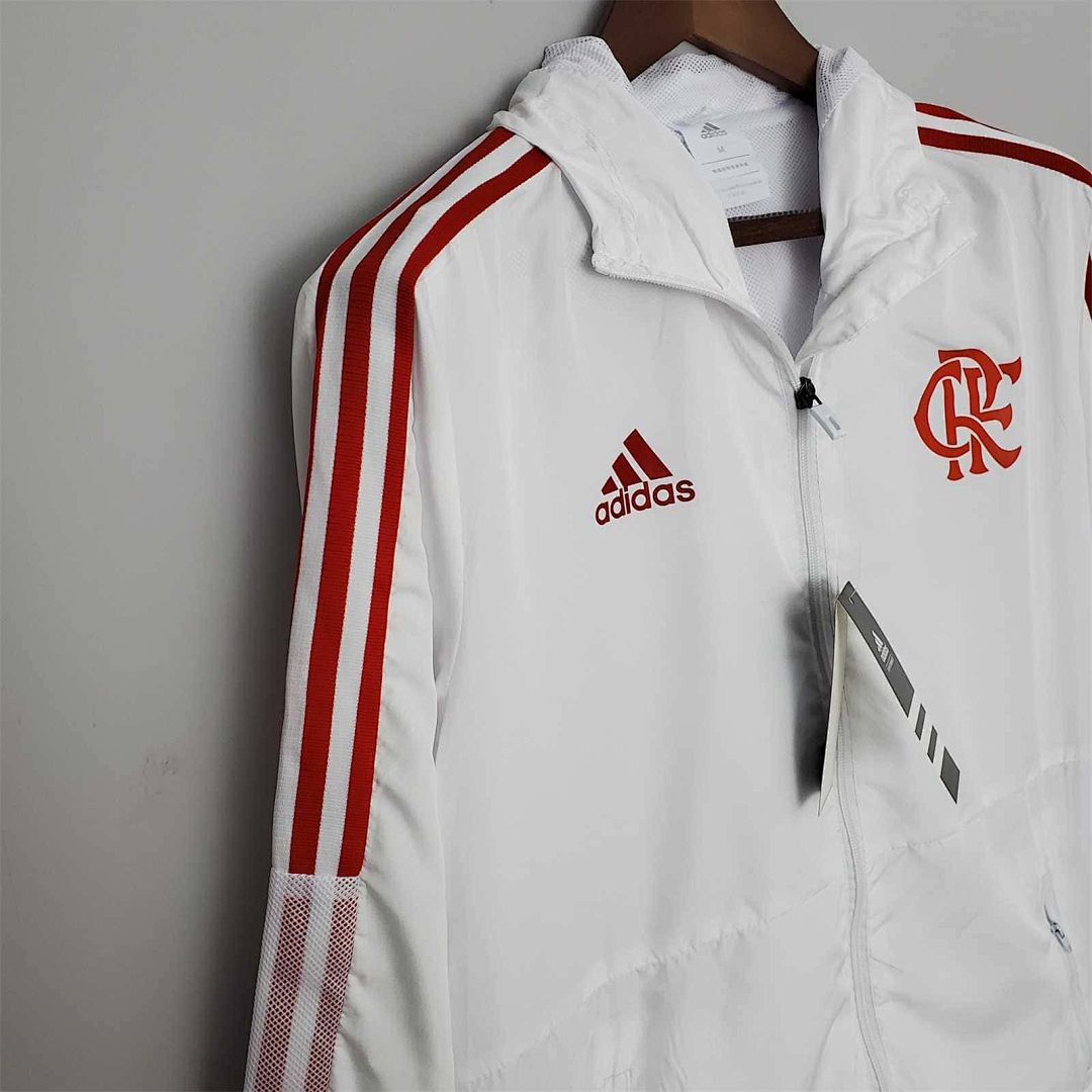 22-23 Flamengo white windbreaker 5