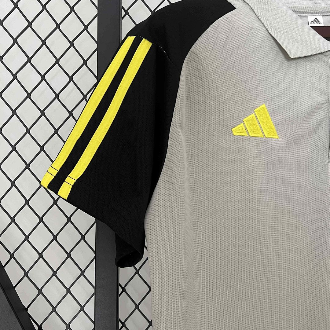 2024 Flamengo Training Gray Polo Shirt 4