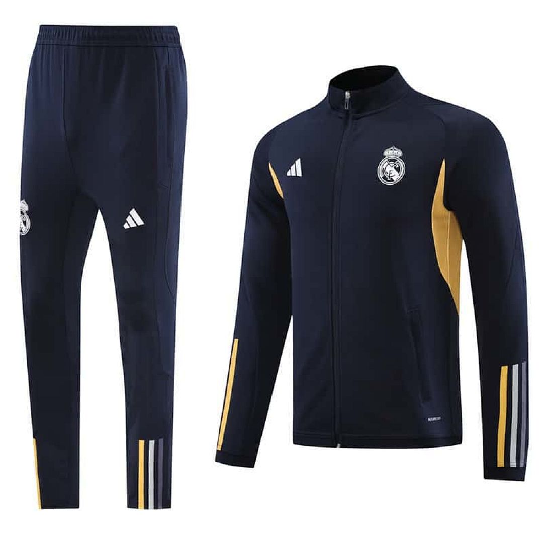 23-24 Real Madrid negro chaquetas trajes