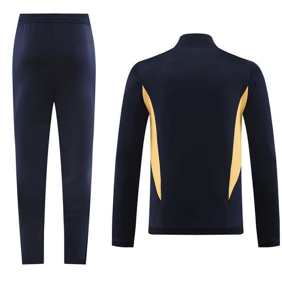 23-24 Real Madrid Black Jackets Suits 3