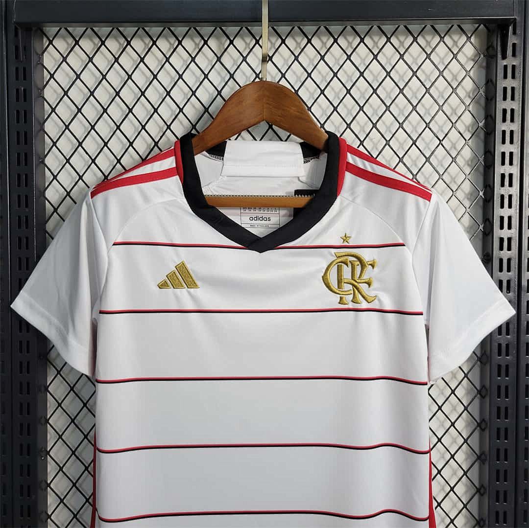 23-24 Flamengo away kids kit 4