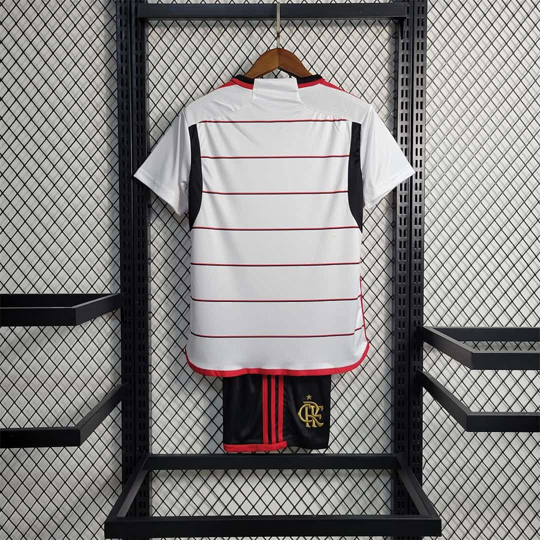 23-24 Flamengo away kids kit 7