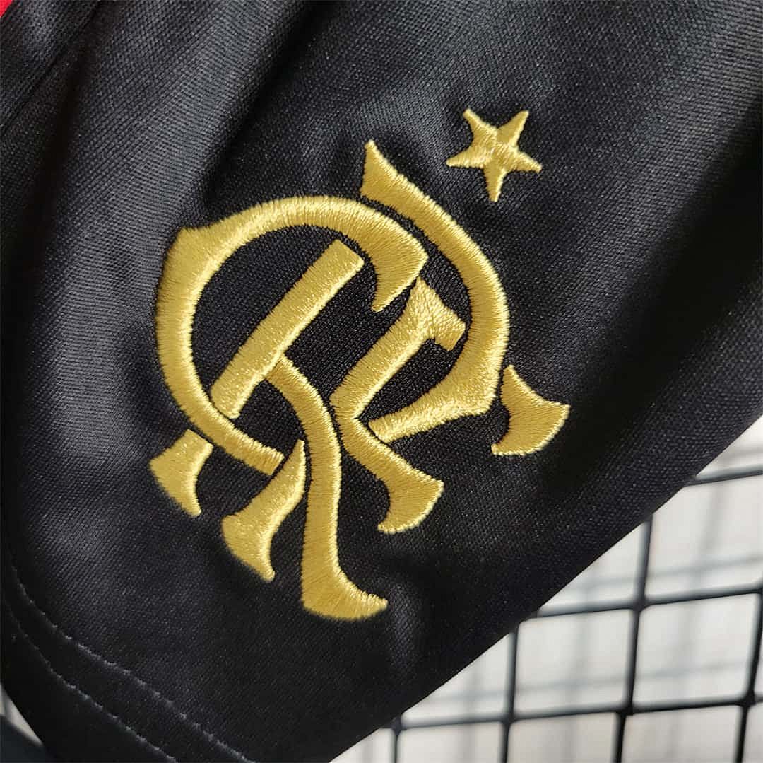 23-24 Flamengo away kids kit 8