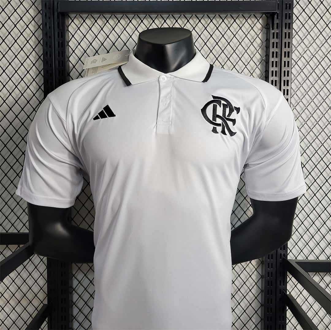 23-24 POLO Flamengo White Training Suit 6