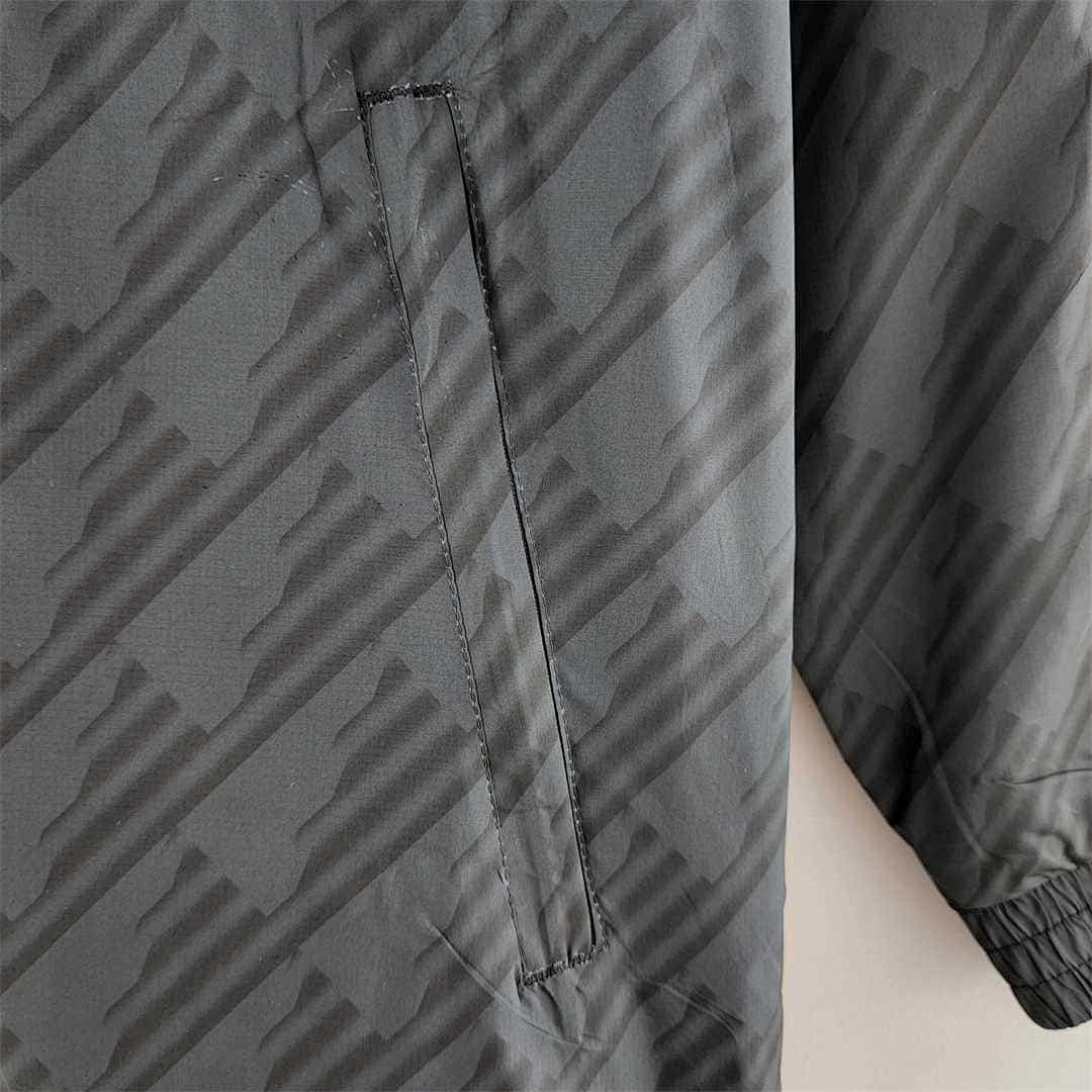 22-23 Flamengo Windbreaker Black Red Edge 6